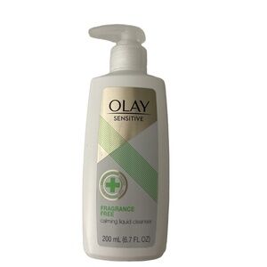 OLAY Sensitive Facial Cleanser Calming Liquid 6.7-oz Fragrance Free Pump Handle